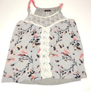 Lorena Rose Womens Boho Floral Top 1X